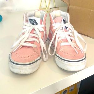 Girls Vans Sk8 Hi PINK